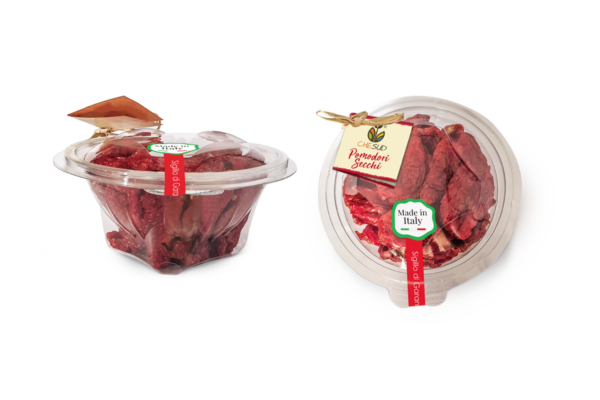 Pomodori secchi in Vaschetta