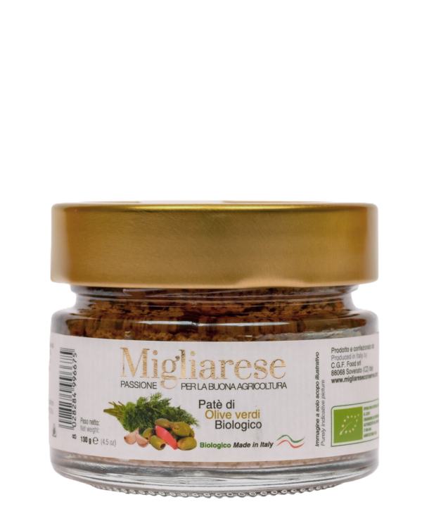 Patè di Olive Verdi Biologico